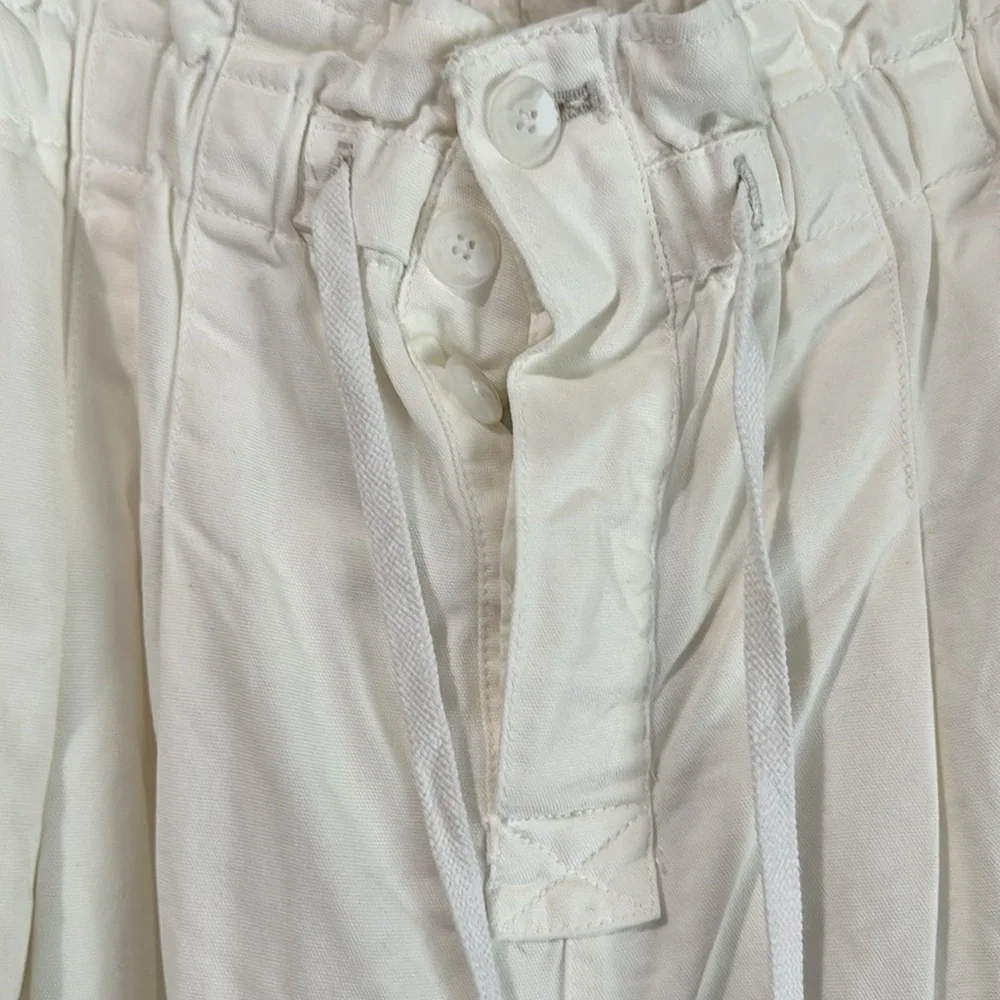 Free People Margate Pleated Trouser High Paperbag Waist